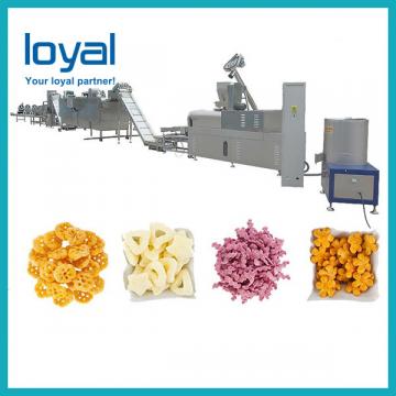 Double Screw Snack Food Extruder Machine Stick Type Puffed Corn Snack Making