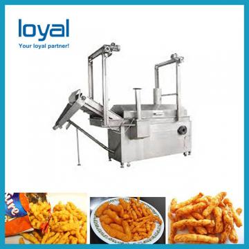 Fried Wheat Flour Puff Snack Process Line Food Extruder Machine with Packing Machine